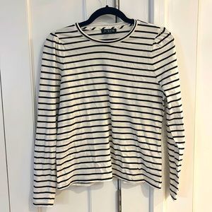 Women’s stripe long sleeve shirt